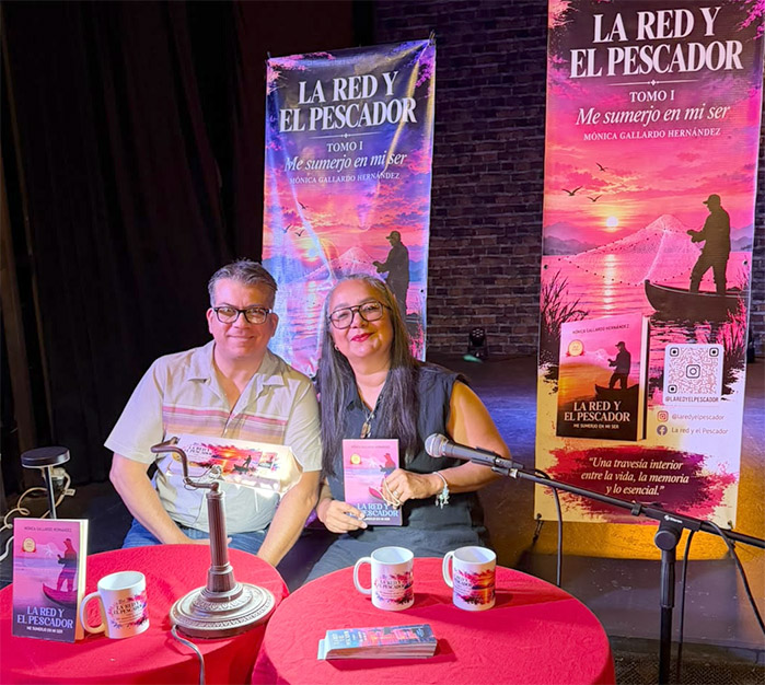 La Red y el Pescador, primer libro de Mónica Gallardo